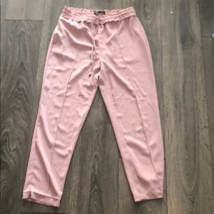 Pink Zara trousers